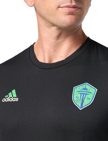 adidas Men's Seattle Sounders Fc Short Sleeve Pre-Game T-Shirt in Saudi Arabia