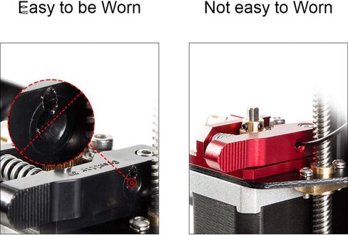 Aokin ترقية الألومنيوم MK8 الطارد محرك تغذية طارد الطابعة ثلاثية الأبعاد لـ Creality Ender 3/3 Pro/3 V2، Ender 5/5 Pro/5 Plus، CR-10/10S، CR-10 S4، CR-10 S5 in Kuwait