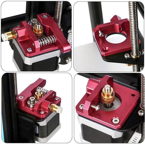 Aokin ترقية الألومنيوم MK8 الطارد محرك تغذية طارد الطابعة ثلاثية الأبعاد لـ Creality Ender 3/3 Pro/3 V2، Ender 5/5 Pro/5 Plus، CR-10/10S، CR-10 S4، CR-10 S5 in Kuwait