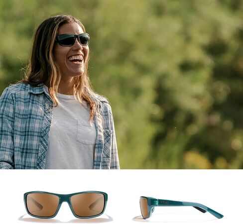 Zeal Optics Women's Alma Rectangular Wrap Polarized Sunglasses in Saudi Arabia