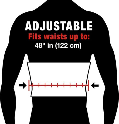 ACE Work Belt Back Supoprt, One Size Fits Most, Black in Saudi Arabia