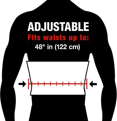 ACE Work Belt Back Supoprt, One Size Fits Most, Black in Saudi Arabia