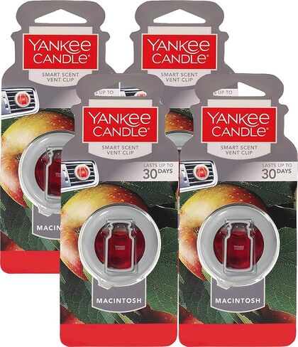 Yankee Candle Smart Scent Vent Clip, Macintosh (4 Pack) in Saudi Arabia
