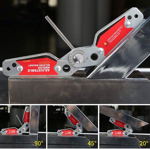 New Adjustable Angle(20°~200°) Welding Magnet clamp,Welder Tool Accessories (Small) in Saudi Arabia