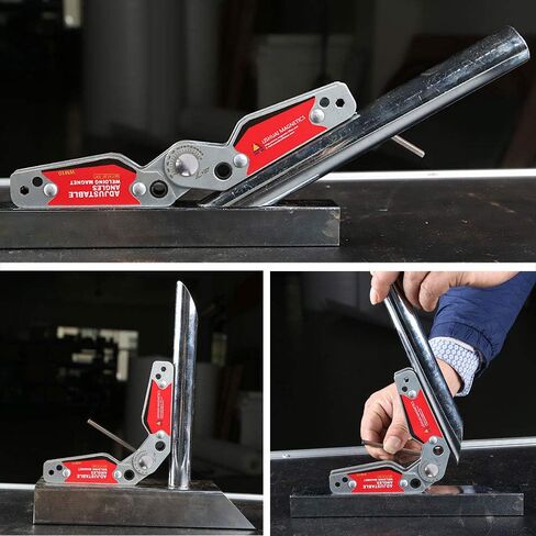 New Adjustable Angle(20°~200°) Welding Magnet clamp,Welder Tool Accessories (Small) in Saudi Arabia