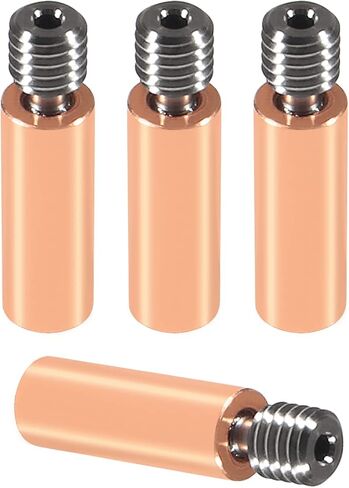 4pcs Smooth Heatbreak Upgrade Titanium and Copper Bimetal Throat Nozzle for Ender 3 V2 Ender 3 Pro CR10 3D Printer Hotend in Saudi Arabia