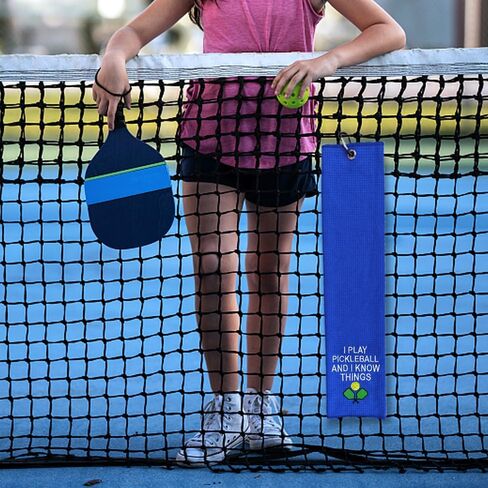 The Dinkfather Embroidered Pickleball Towel with Clip, Pickleball Accessories for Men, Funny Pickleball Towel for Pickleball Lover, Birthday Retirement Gift for Grandpa Dad Pickleball Player in Saudi Arabia