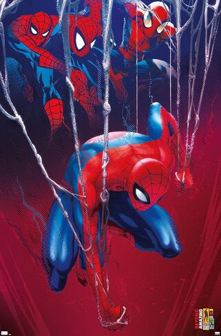 Trends International Marvel Comics Spider-Man: Beyond Amazing - In The Webs Wall Poster, 22.37" x 34.00", Unframed Version in Saudi Arabia