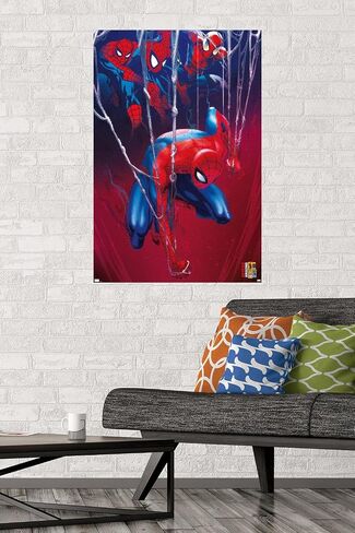 Trends International Marvel Comics Spider-Man: Beyond Amazing - In The Webs Wall Poster, 22.37" x 34.00", Unframed Version in Saudi Arabia