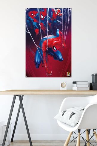 Trends International Marvel Comics Spider-Man: Beyond Amazing - In The Webs Wall Poster, 22.37" x 34.00", Unframed Version in Saudi Arabia