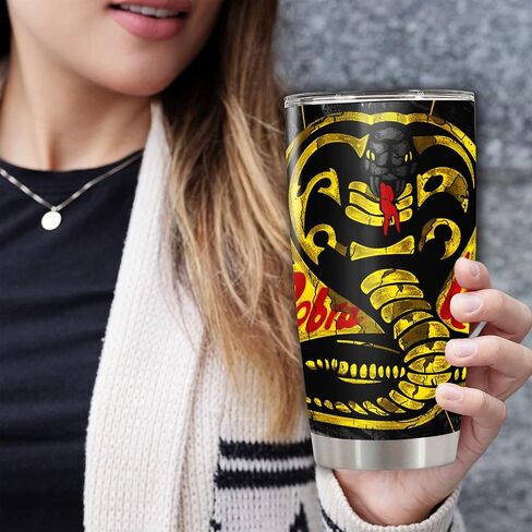 Insulated Stainless Steel Tumbler Cobra Coffee Kai Bottle Snake Travel Cup Vacuum Mug Tea 20 Oz Tumblers Gifts Presents in Saudi Arabia