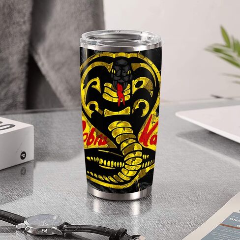Insulated Stainless Steel Tumbler Cobra Coffee Kai Bottle Snake Travel Cup Vacuum Mug Tea 20 Oz Tumblers Gifts Presents in Saudi Arabia