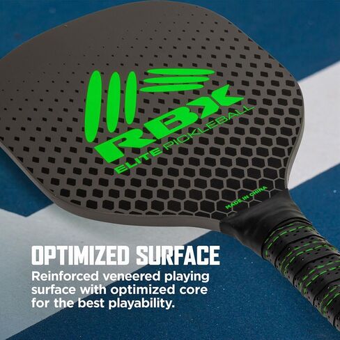 RBX Pickleball Set - (2) Premium Wooden Paddles, (2) X-40 Outdoor Balls, & Mesh Travel Bag - Outdoor Sport Games for Adults and Kids in Saudi Arabia