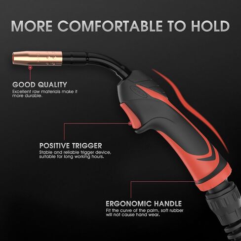 YESWELDER MIG Welding Gun Torch Stinger 100Amp 10ft(3m) Replacement for Lincoln Magnum 100L K530-5 in Saudi Arabia