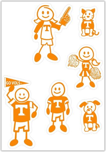 Siskiyou Sports NCAA Family Character Decals, Large in Saudi Arabia