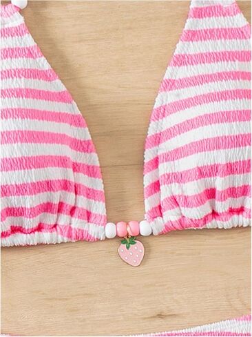 GORGLITTER Women's High Cut Thong Bikini Sets String Triangle Halter Top Swimsuit Bathing Suits in Saudi Arabia