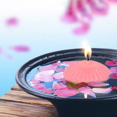 Black Floating Candles for Cylinder Vases, 24 Pack 2 Inches Water Tealight Candles for Halloween Dinner Party Holiday Decoration in Saudi Arabia