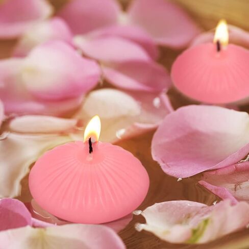 Black Floating Candles for Cylinder Vases, 24 Pack 2 Inches Water Tealight Candles for Halloween Dinner Party Holiday Decoration in Saudi Arabia