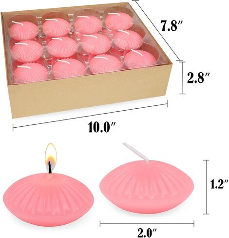 Black Floating Candles for Cylinder Vases, 24 Pack 2 Inches Water Tealight Candles for Halloween Dinner Party Holiday Decoration in Saudi Arabia