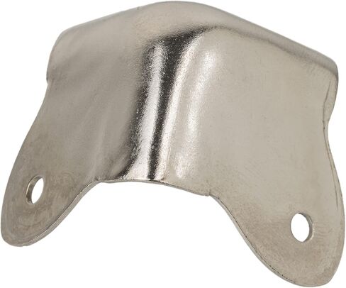 واقي زاوية صندوق السيارة الكبير المطلي بالنيكل | عبوة من 4 قطع | أدوات حماية زوايا الأثاث لصندوق البخار، صندوق المجوهرات، الصدر | UA-36-THPN in Kuwait