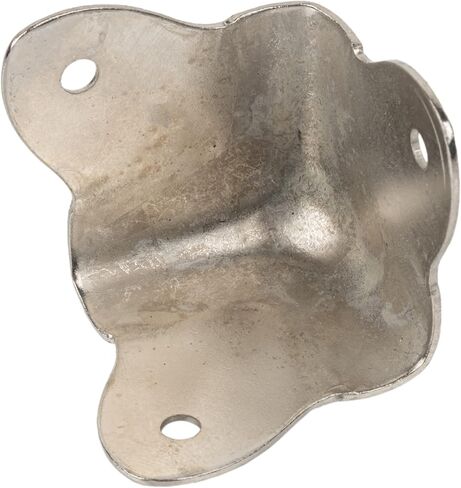 واقي زاوية صندوق السيارة الكبير المطلي بالنيكل | عبوة من 4 قطع | أدوات حماية زوايا الأثاث لصندوق البخار، صندوق المجوهرات، الصدر | UA-36-THPN in Kuwait