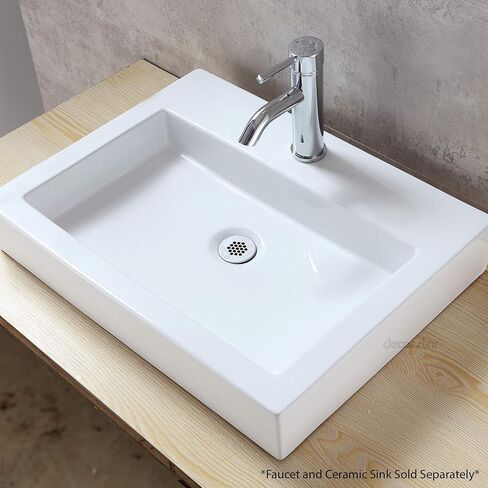 PU-005-TC 1 1/2" Bathroom Faucet Vessel Vanity Sink Grid Drain Stopper Strainer Without Overflow Chrome in Saudi Arabia