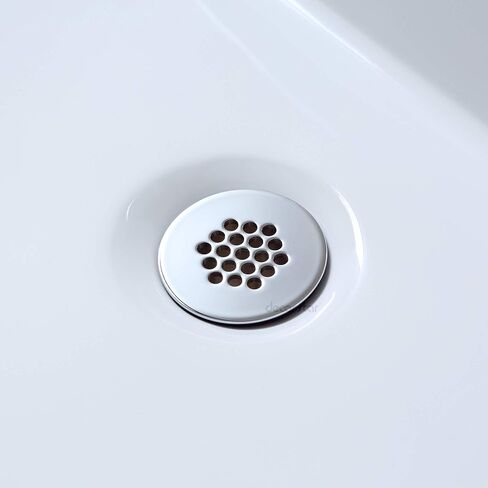 PU-005-TC 1 1/2" Bathroom Faucet Vessel Vanity Sink Grid Drain Stopper Strainer Without Overflow Chrome in Saudi Arabia