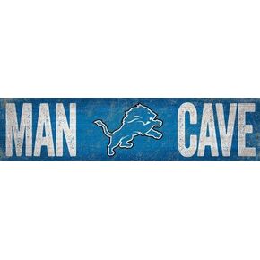 Fan Creations Detroit Lions Man Cave Sign, Multicolored