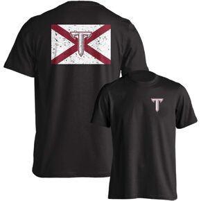 Troy Trojans Official Alabama State Flag Fan T-Shirt