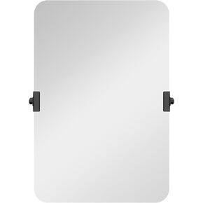 MCS Modern Pivot Frameless Mirror, 20 x 30 Inch, Black in Kuwait