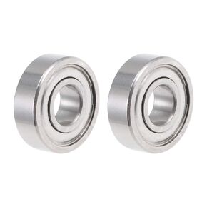 uxcell SR4ZZ Stainless Steel Ball Bearing 1/4-inchx5/8-inchx0.196-inch Shielded R4ZZ Bearings 2pcs