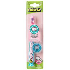 Hello Kitty Suction Toothbrush With Cap - Travel Kit