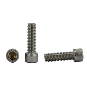 Stainless 3/8-16 x 1-1/2" (3/4" to 3" Available) Socket Head Cap Screws, Full Thread, Hex Drive, Stainless Steel 18-8, Coarse Thread (3/8-16 x 1-1/2)