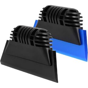 EHDIS Window Tint Tool 5-inch Rubber Window Squeegee 2PCS Non-Slip Handy Tint Squeegee for Window Tinting,Vinyl WrapApplicator Household Shower,Mirror,Glass Window Cleaning Water Wiper Turbo Scraper