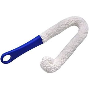2 Pieces Decanter Cleaning Brush Bottle Cleaner Brush for Narrow Neck Bottle 17'' Long Bendable Foam Brush Cleaner Kicten Cleaning Tool for Glassware Goblets Tall Glass Drinking Cup Hookah Tank