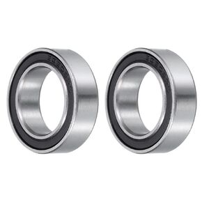 uxcell 16008-2RS Deep Groove Ball Bearings, ID 40mm x OD 68mm x Width 9mm Double Rubber Seal Bearings, High Speed Sealed Bearing Z3 Lever 2pcs