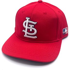 Officially Licensed St. Louis Baseball Kids Youth Hat Adjustable Classic Team Logo Cap (Red)