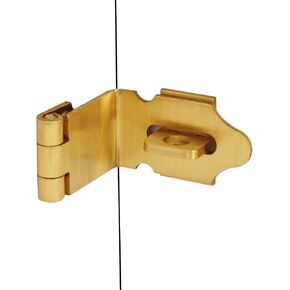 90 degree brass hasp,Door Hasp Latch 90 Degree Solid copper Safety Right Angle Padlock Hasp Locking Latch Security Door Clasp Hasp Lock Latch (Brass)