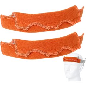 Aolamegs Safe Hard Hat Sweatband- Hard Hat Sweat Bands Washable, Hard Hat Liner Replacement, Flame Retardant Cotton Hard Hat Accessories Sweat for Welding Helmet, Construction Hats, Chainsaw Helmet