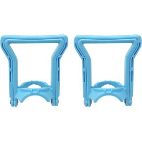 2Pcs Water Bottle Carrier Lifter, 5 Gallon Advanced Ergonomic Drinking Water Bottle Handle Anti-Slip Easy to Carry(Blue)