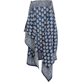 Hand Block Print Sarong, Women Bikini Cover Pareo Hand Dyed Scarves Indian Hand Block Print Scarves,Stole Cotton Scarves Size 44x72 Inch ss01