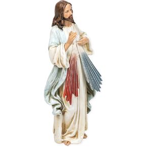Roman Joseph's Studio Inc., Renaissance Collection, Holy Statue Figurine, 9.5" H DIVINE MERCY FIGURE, Religious Figure, Religious Décor, Resin Stone, (3.12 x 4 x 9.5 Inches)