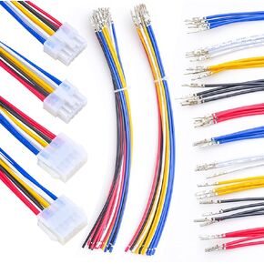 MX 5557 4.2MM 2x5 Pin Male Female Connector Socket Kit Total 1 Set with 20Pcs 210MM 18AWG Pre-Crimped Cables Wire 10 Pole Circuits 5 Pin Connector in Kuwait