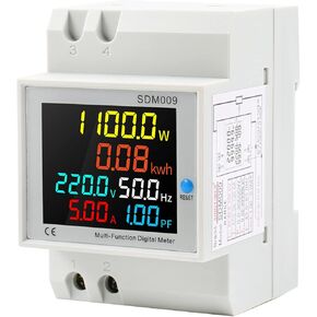 جهاز اختبار عداد الطاقة الرقمي أحادي الطور، عداد استخدام الكهرباء للسكك الحديدية، 40-300 فولت 100 أمبير، مقياس التيار الكهربائي، مقياس التيار الكهربائي، أمبير، واط، كيلوواط ساعة، عامل الطاقة، مقياس متعدد مدمج CT in Kuwait