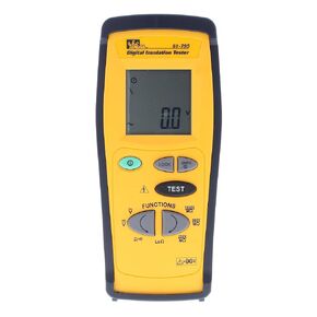 IDEAL Electrical 61-795 Hand-Held Insulation Tester, 250/500/1000V test voltages,Yellow, General Duty