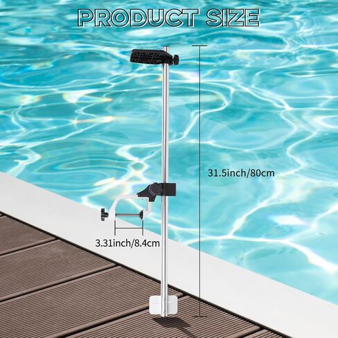 Portable Transducer Mount, 360° Adjustable Rotatable Fish Finder Mount, Transducer Mounting Bracket for Boat Canoe Kayak in Saudi Arabia