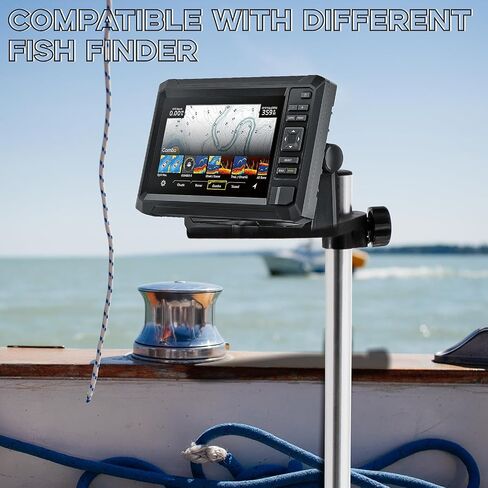 Portable Transducer Mount, 360° Adjustable Rotatable Fish Finder Mount, Transducer Mounting Bracket for Boat Canoe Kayak in Saudi Arabia