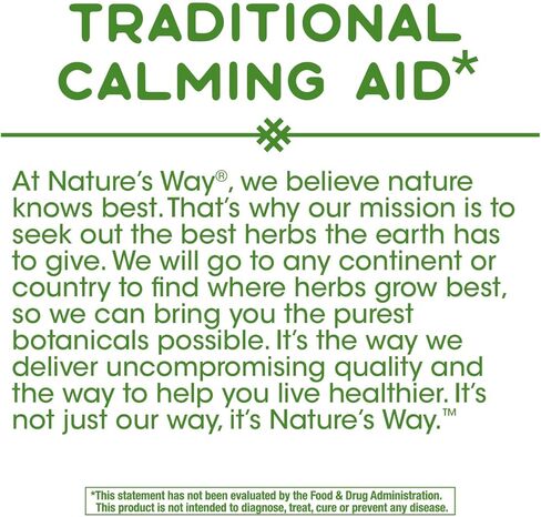 Nature's Way Chamomile Flower - 700 mg per 2-Capsule Serving- Traditional Calming Aid* - Herbal Supplement - Non-GMO Project Verified & Gluten Free - 100 Vegan Capsules in Kuwait