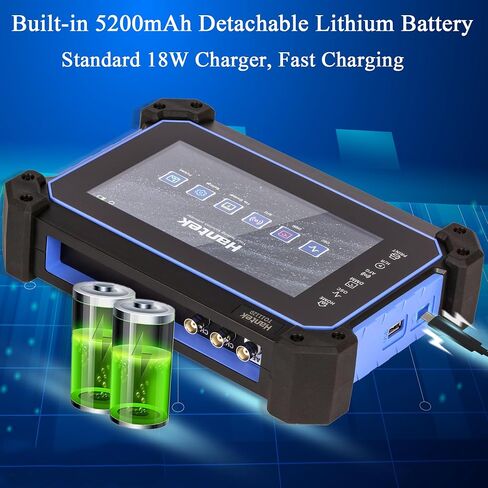 Hantek TO1254D Tablet Oscilloscope 4+1CH 250MHz Bandwidth 3 in 1 Function 25MHz Waveform Generator with Multimeter 7"Touchable LCD (4+1CH/250MHz/TO1254 in Saudi Arabia