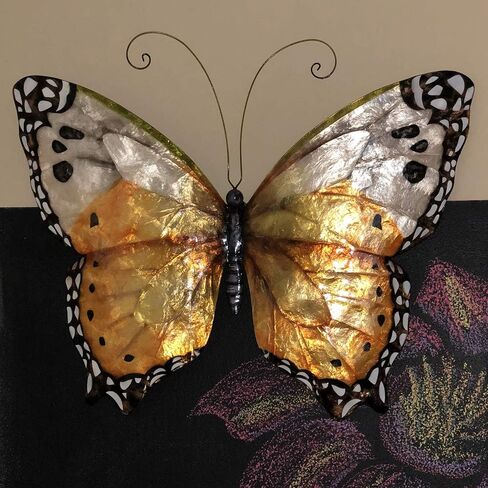 Eangee Home Design Butterfly Wall Decor Monarch 18 Inches Length x 1 Inch Width x 13 Inches Height (m2007) in Saudi Arabia